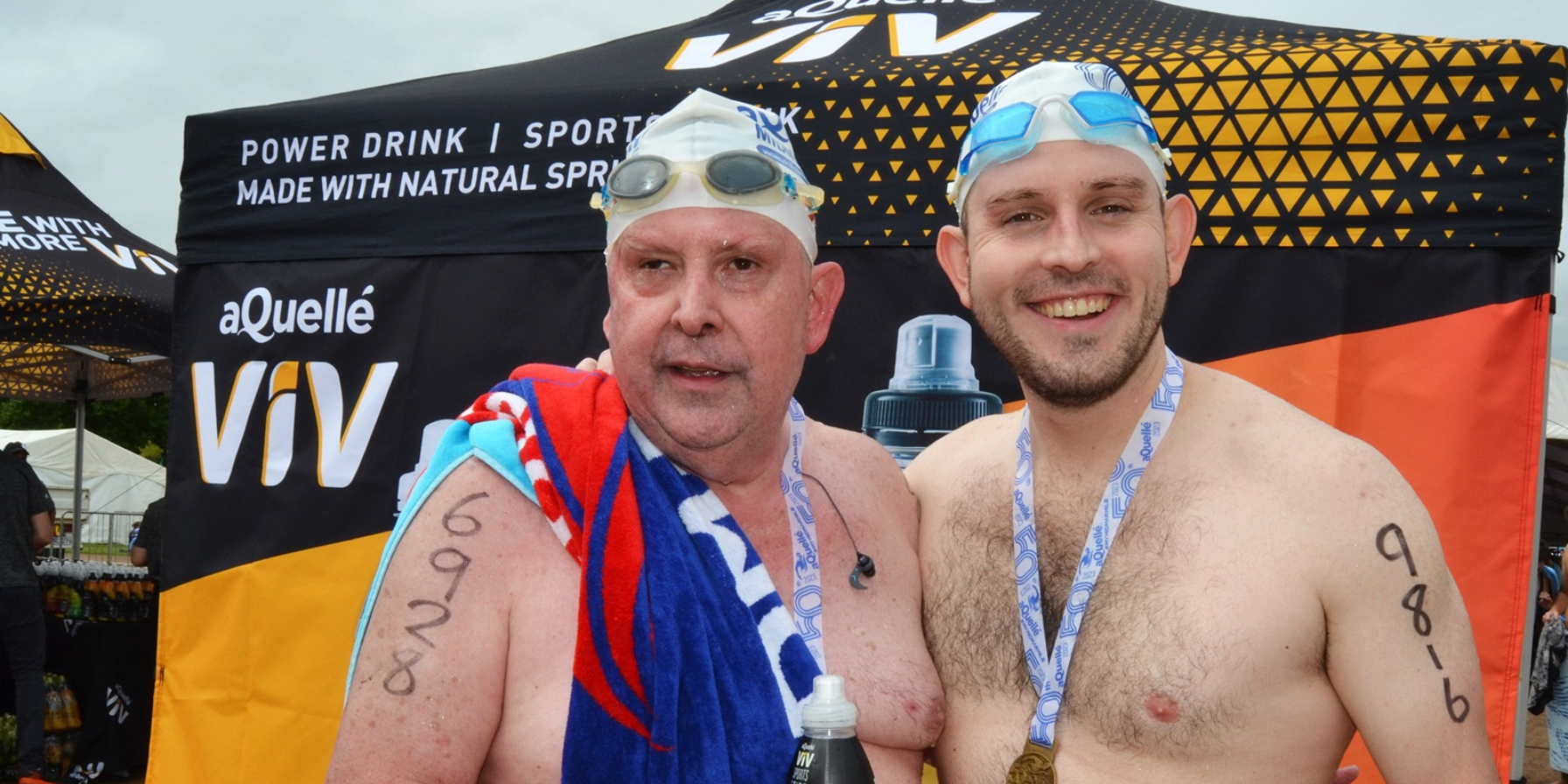 Blind municipal councillor swims 25th Midmar Mile to raise funds for visually impaired schoolkids